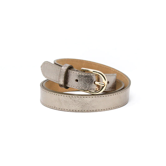 Bronze Leather Belt