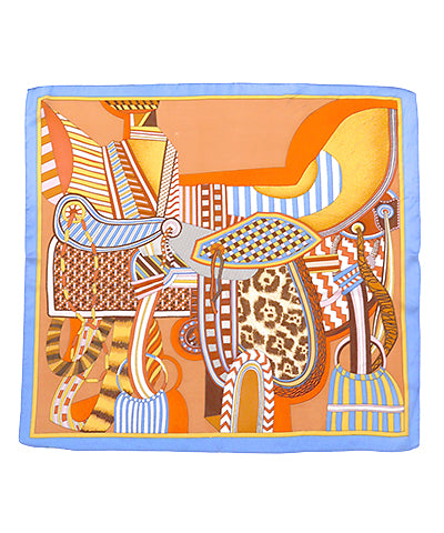 Multi Print Scarf | Multi/Blue