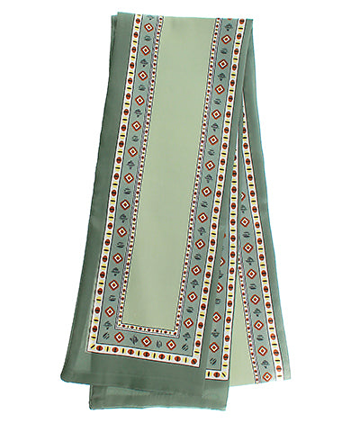 Olive Narrow Scarf