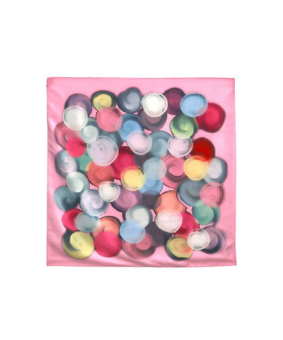 Bubble Print Scarf | Pink