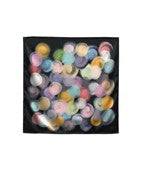 Bubble Print Scarf | Black