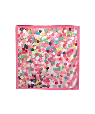 Confetti Print Scarf | Pink