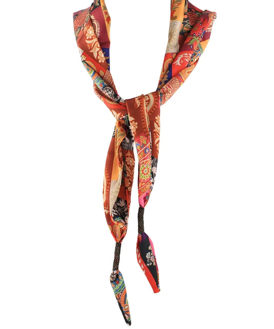 Metal Accent Triangle Scarf | Multi