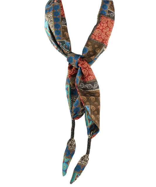 Metal Accent Triangle Scarf | Dk Multi
