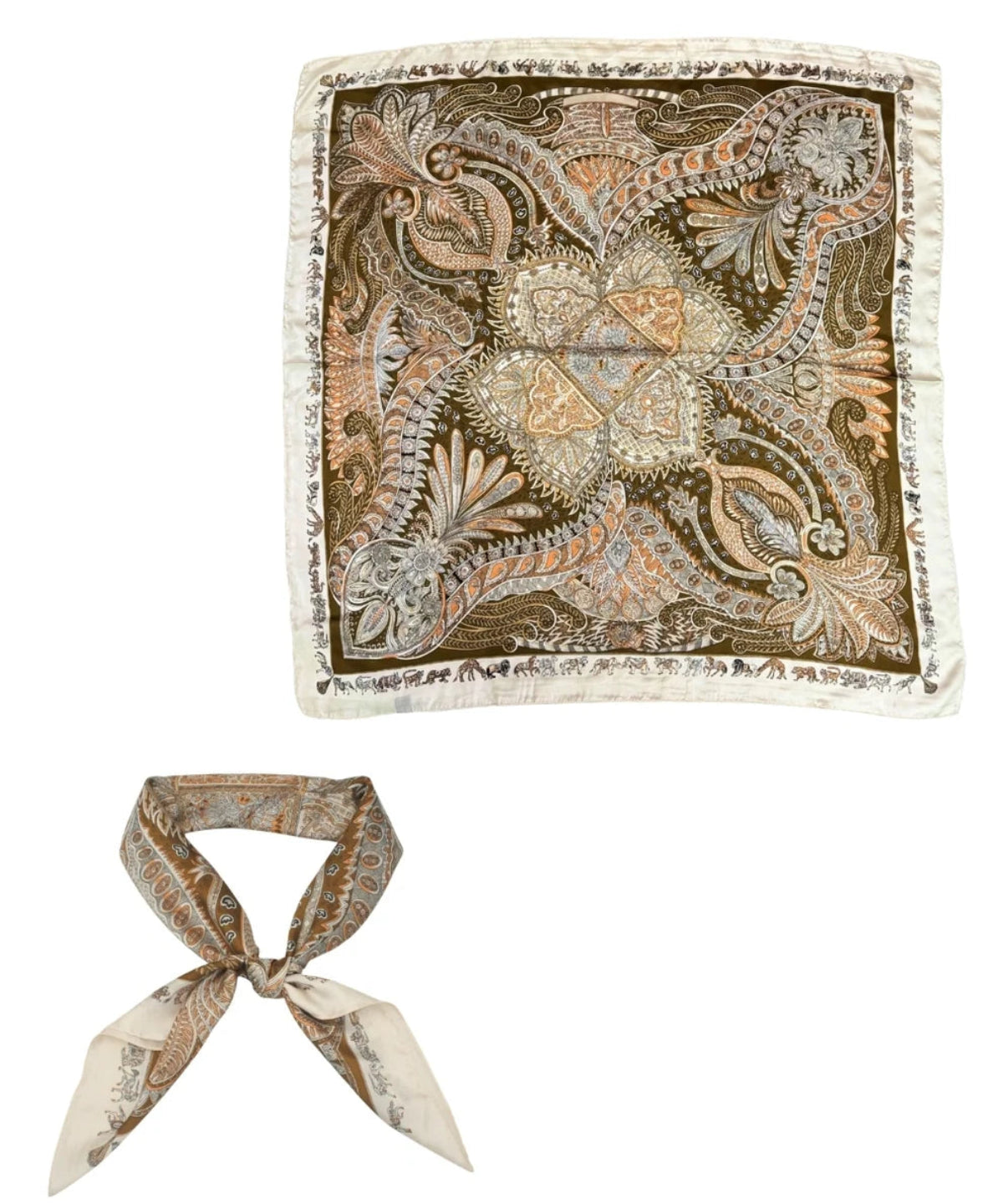Arabian Paisley Print Scarf