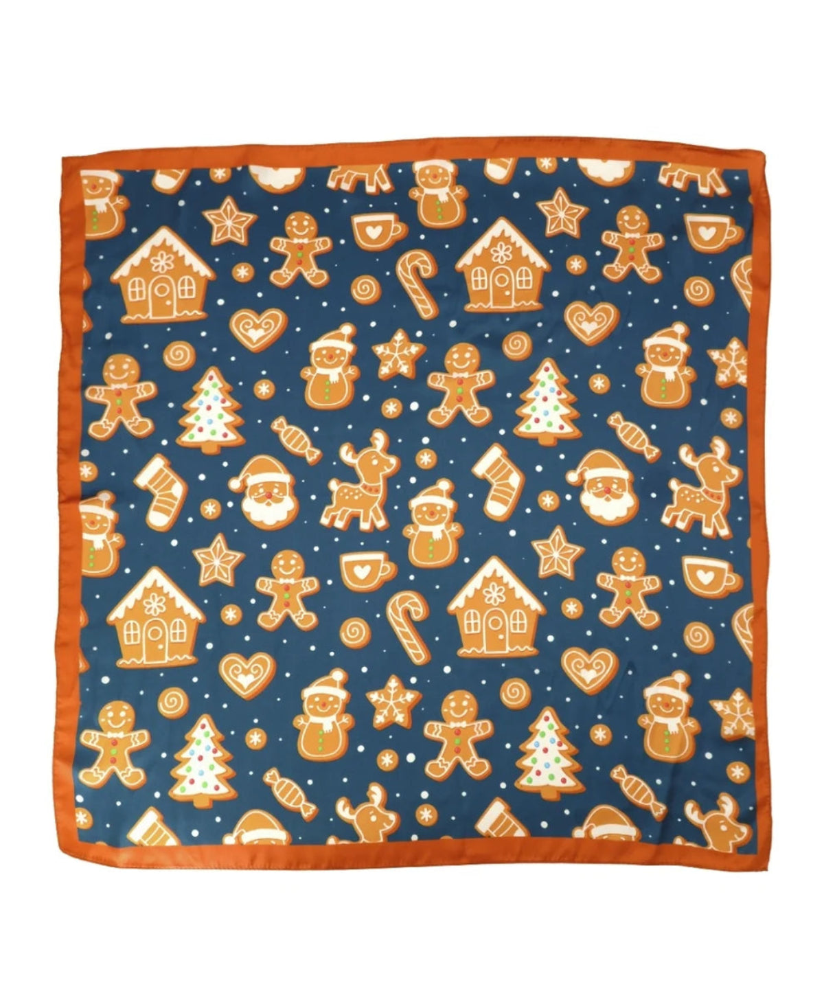Christmas Theme Print Bandana Scarf