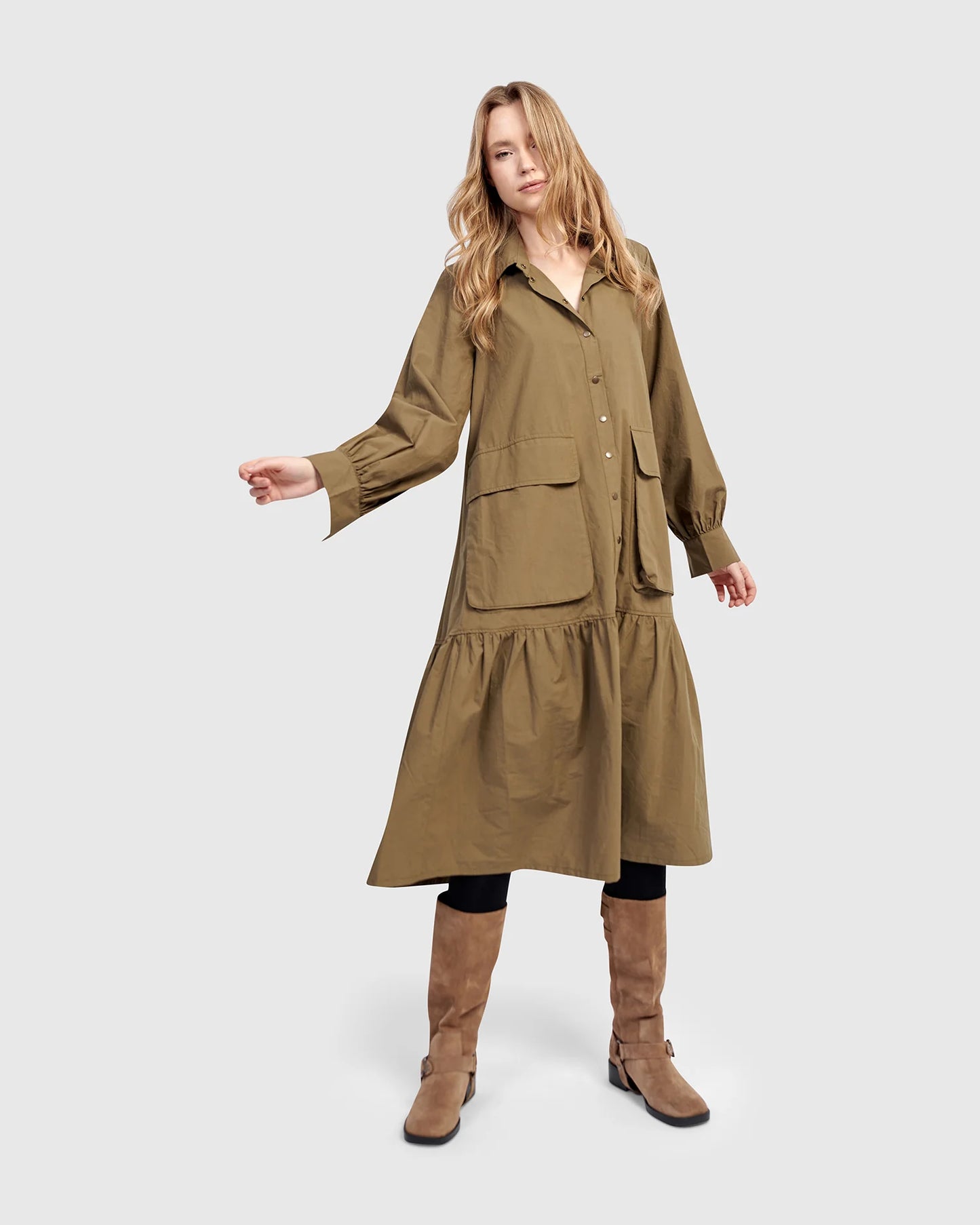 Urban Cotton Shirtdress