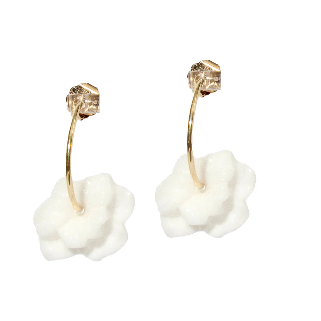 Gardenia Earring | White