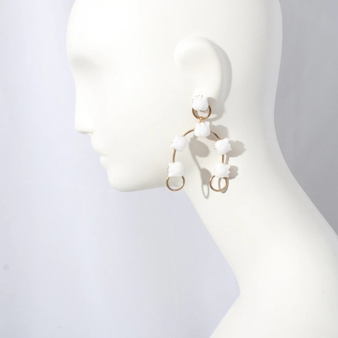 Highland Earring | White