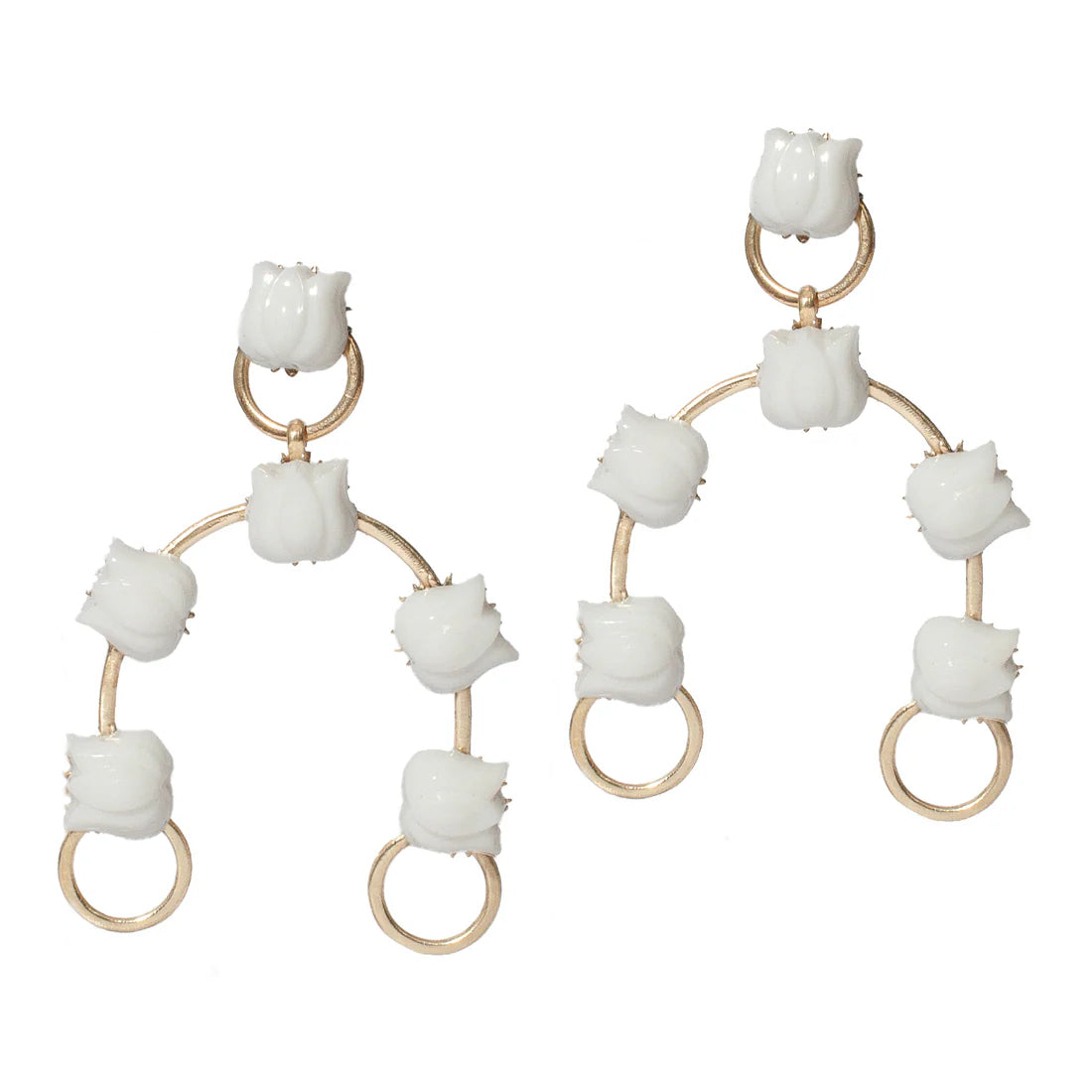 Highland Earring | White