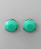 Dark Mint Studs