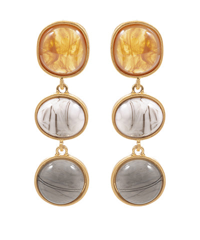Stone Dangle Earring | Howlite