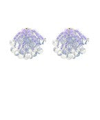 Fringe Seed Earring | Lavender