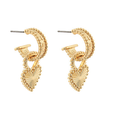 Heart Dangle Earring