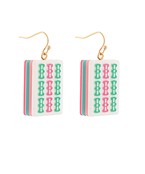Mahjong Earring | Geo