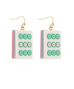 Mahjong Earring | Round
