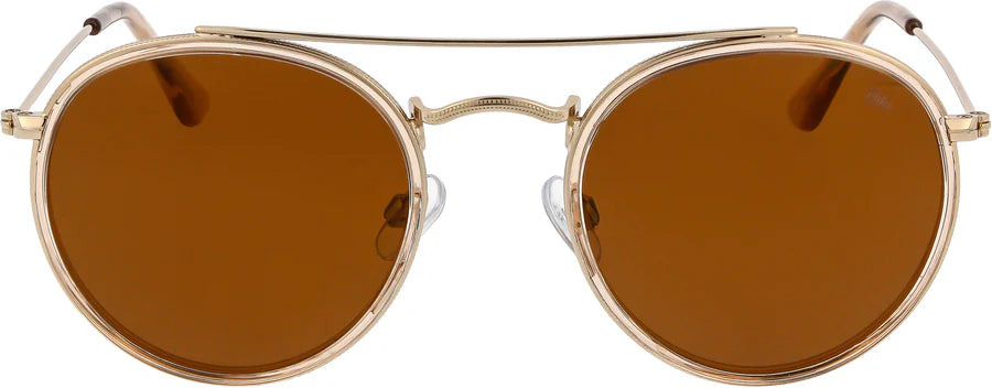 Ocean Sunglasses | Gold/Brn