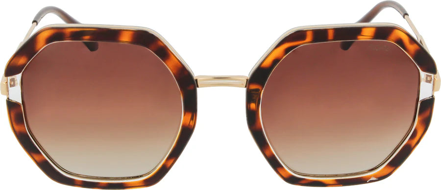 Hola Sunglasses | Gold/Brn