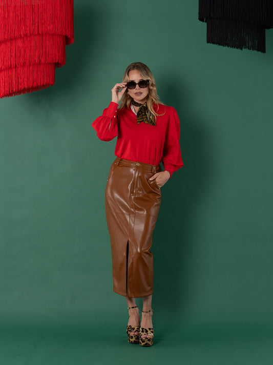 Pencil Skirt | Mocha