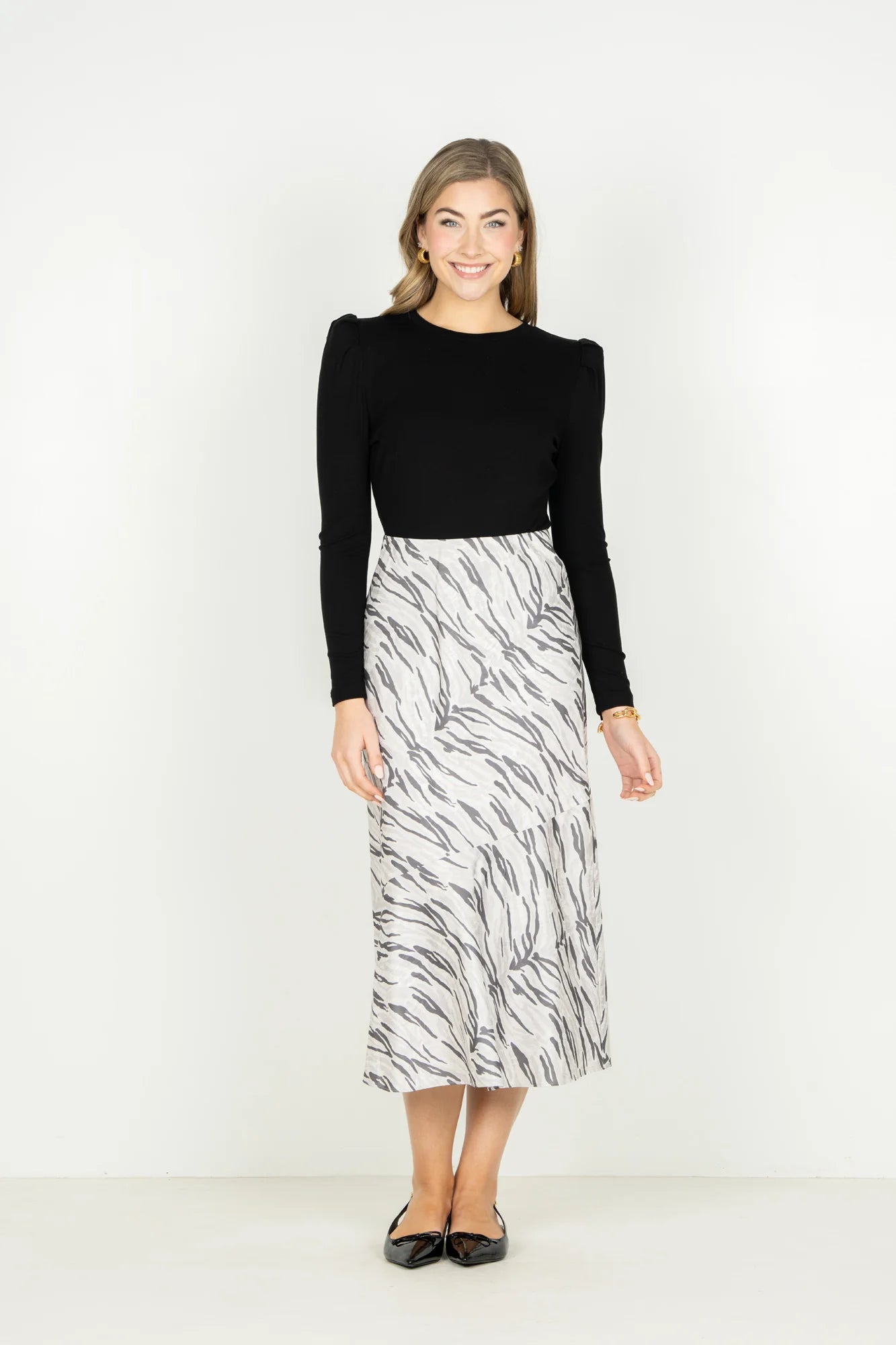 Bias Midi Skirt