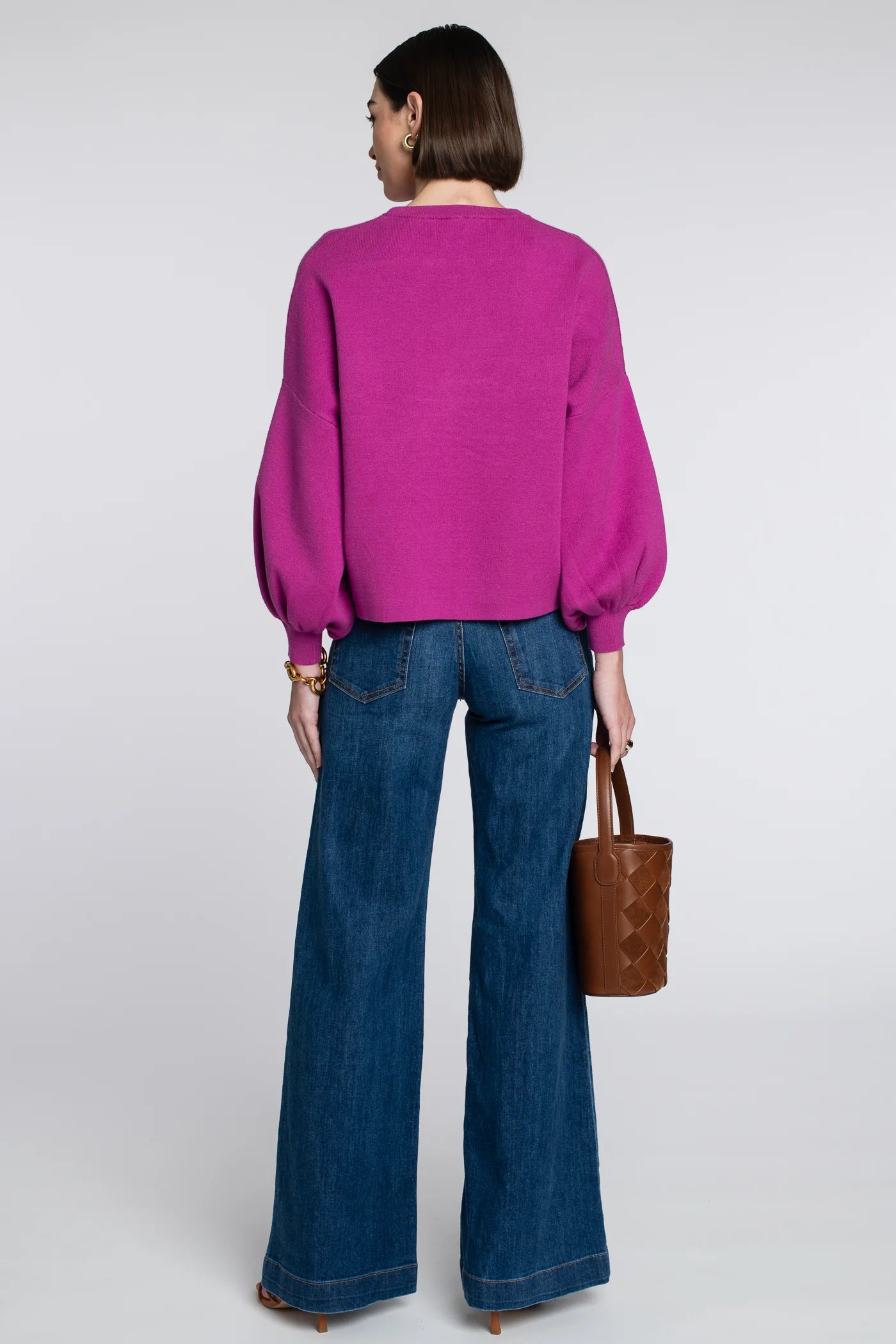 Camille Sweater | Fuschia