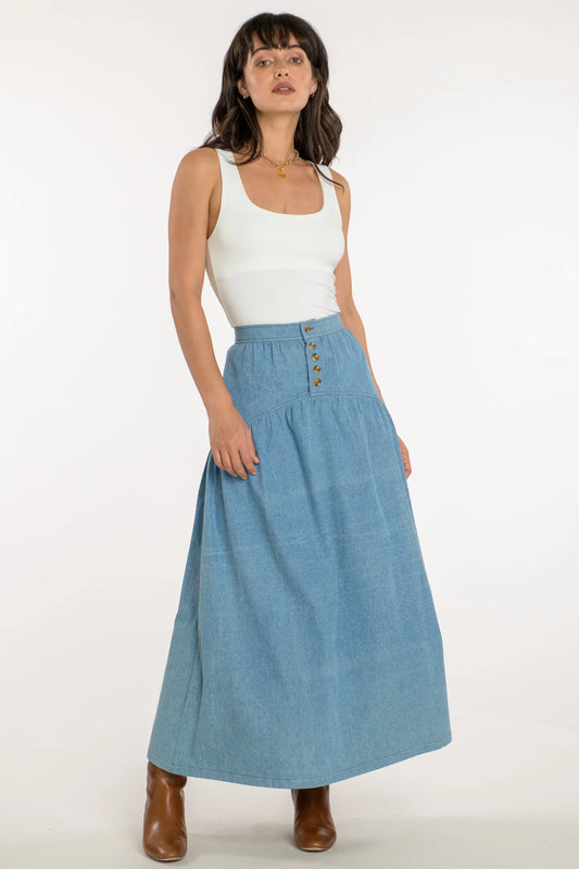 Phoebe Skirt | Denim