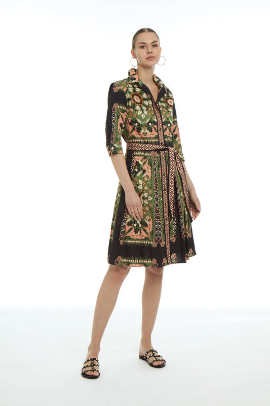 Kelly Dress | Etro Sage