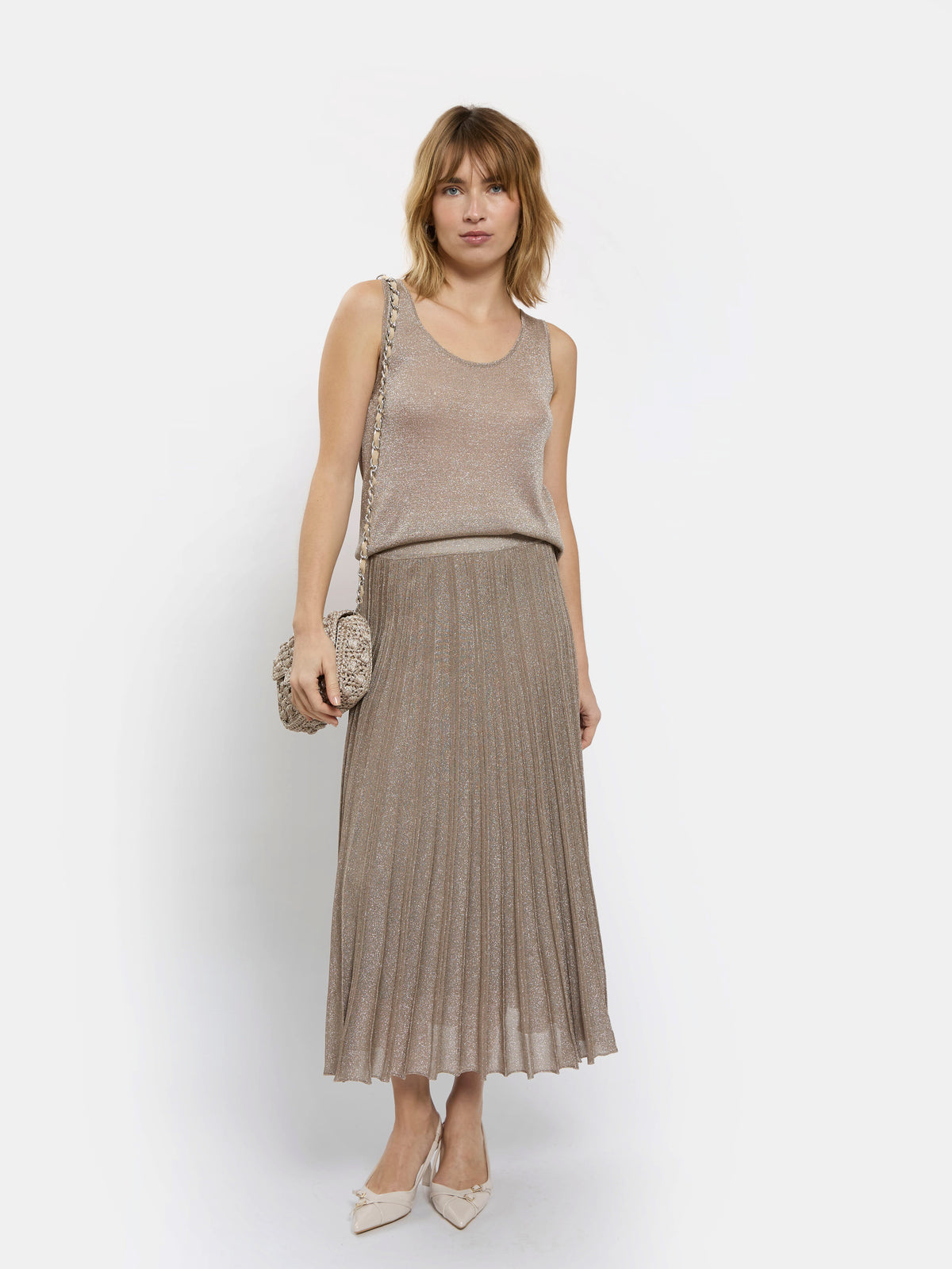 Gala Pleated Skirt | April Moon