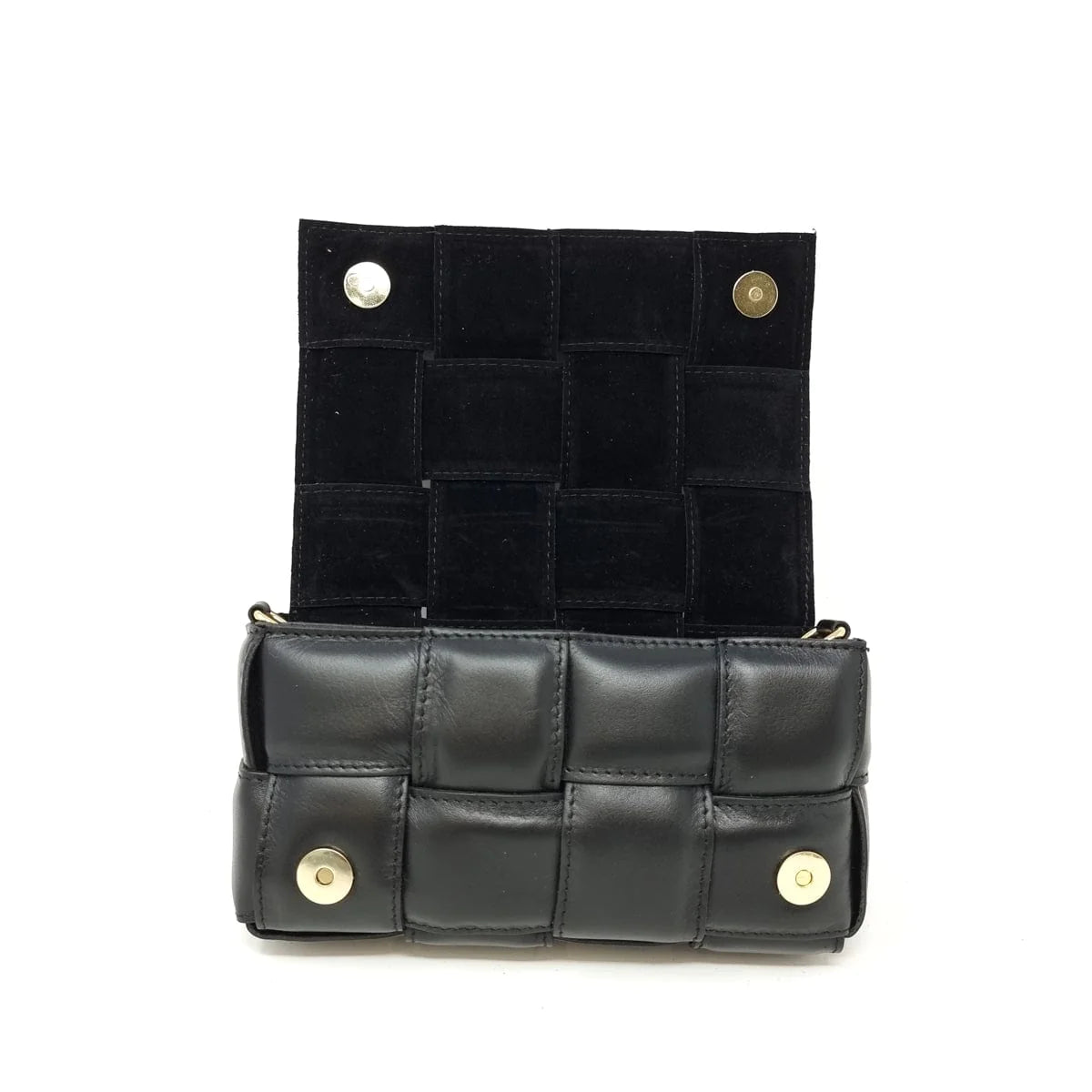 Small Black Quilted Bag