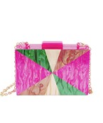 Color Block Clutch