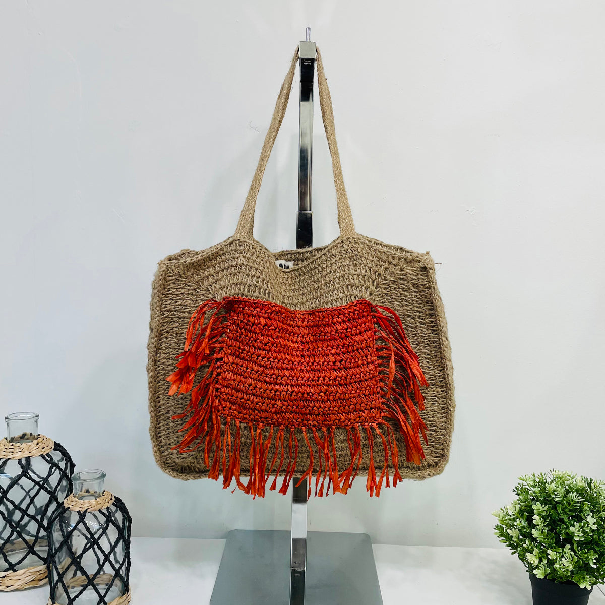 Lana Jute Bag | Red