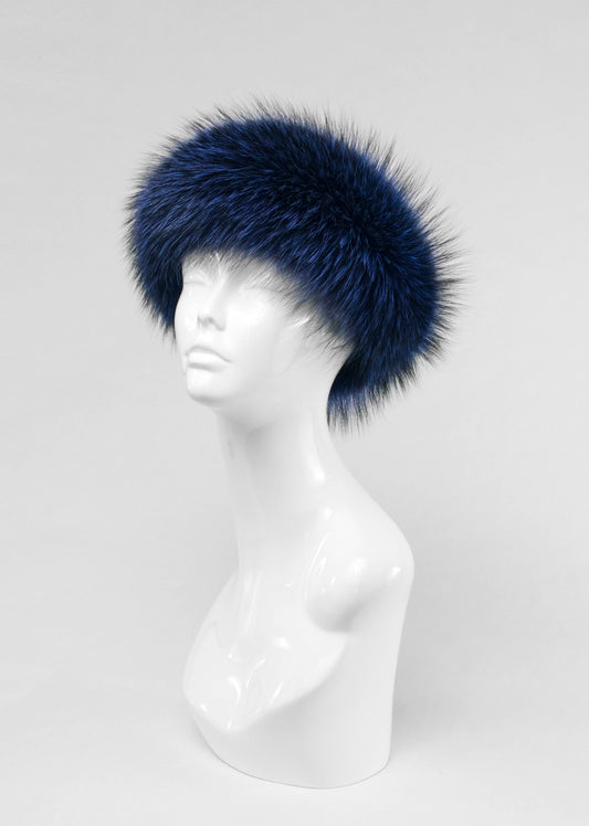 Fox Fur Headband/Collar | Amethyst