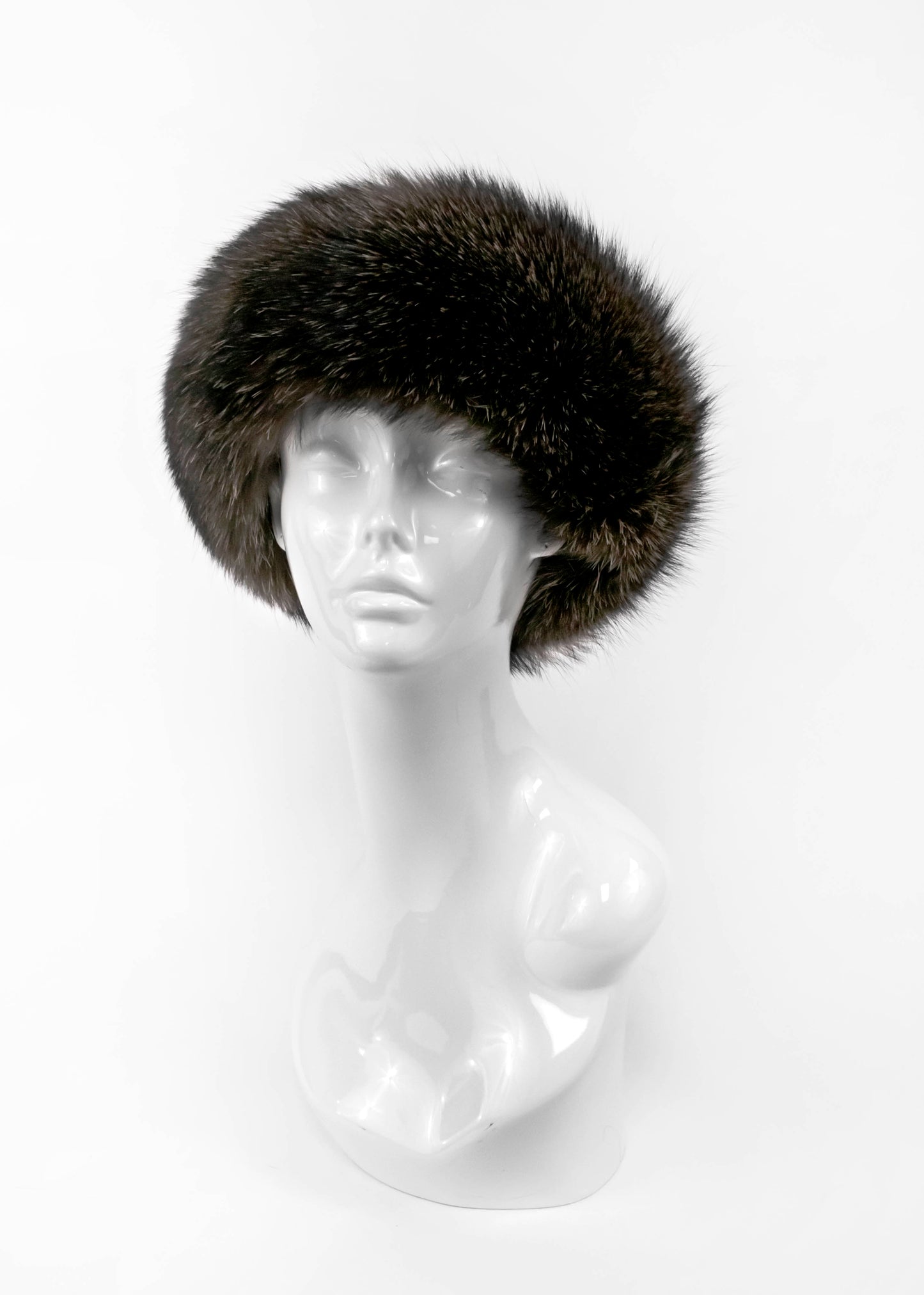 Fox Fur Headband/Collar | Walnut