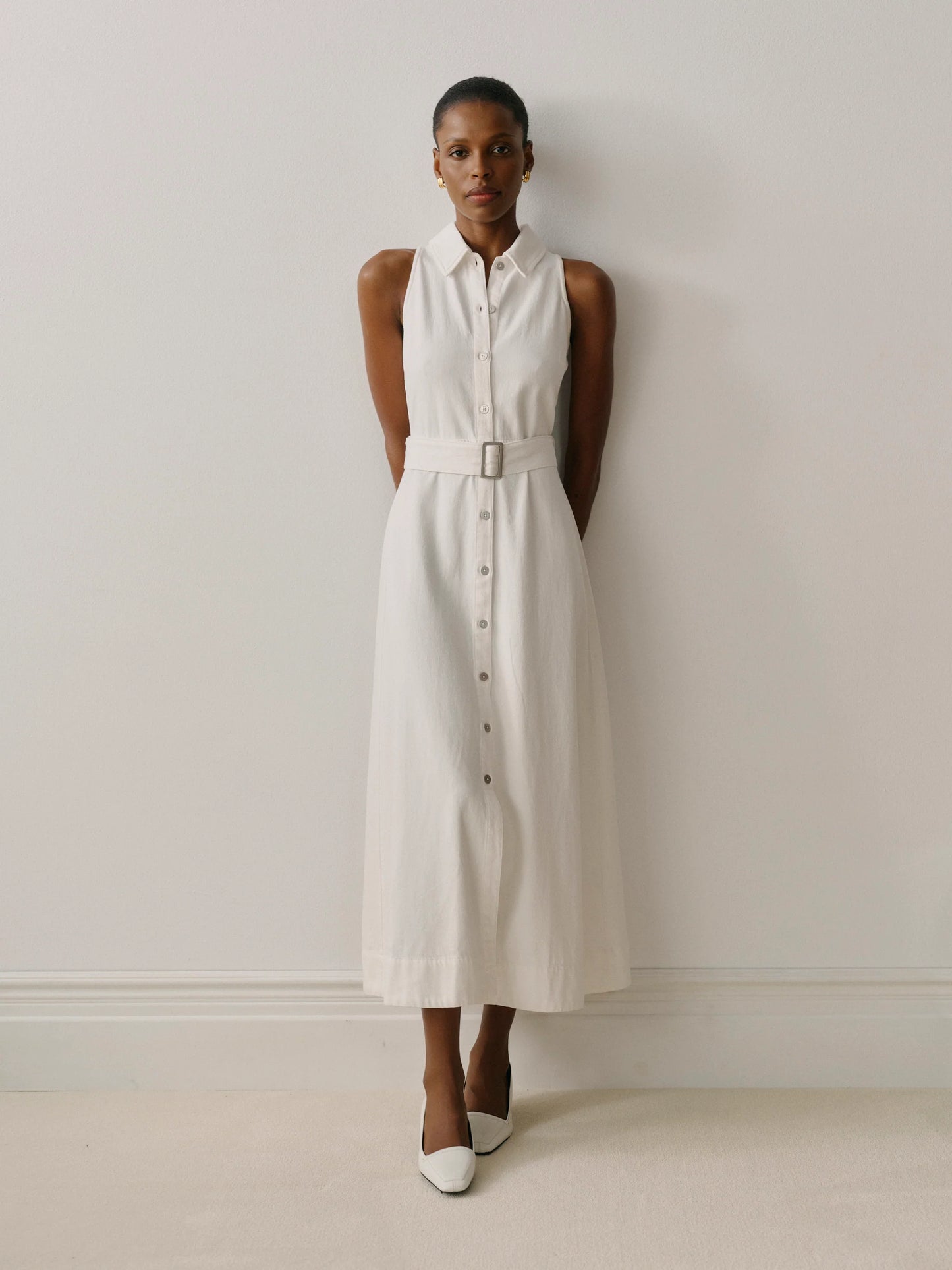 Helena Dress | White