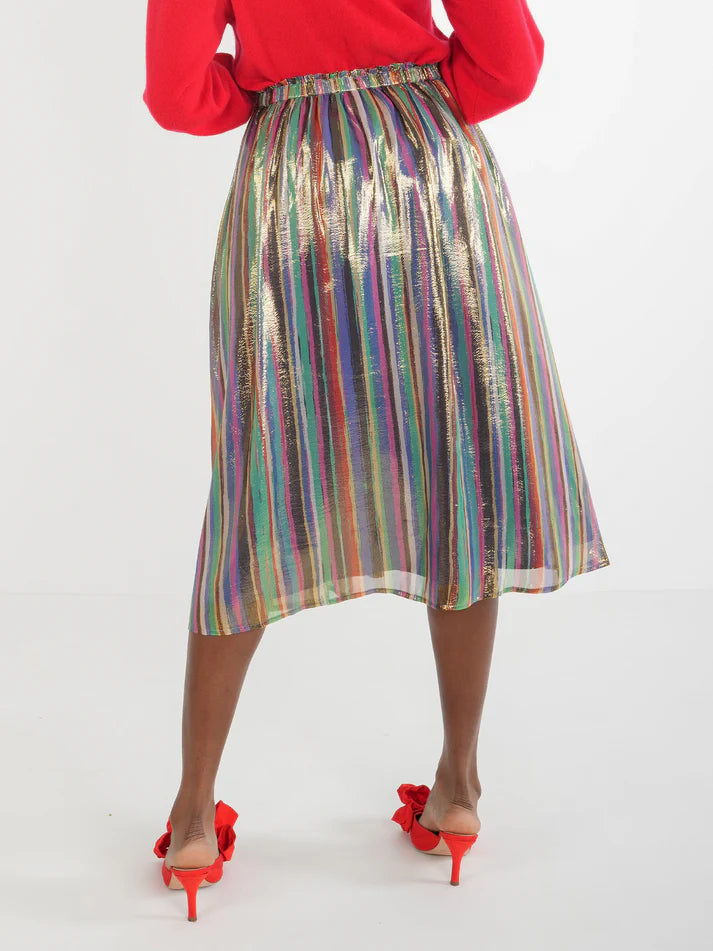 Pleated Midi Skirt | Tinsel