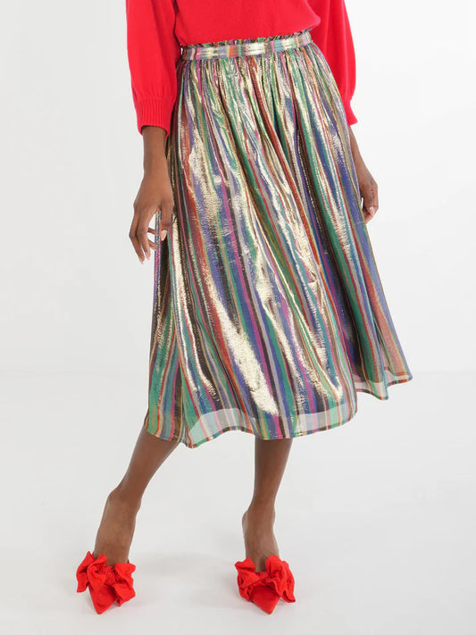 Pleated Midi Skirt | Tinsel