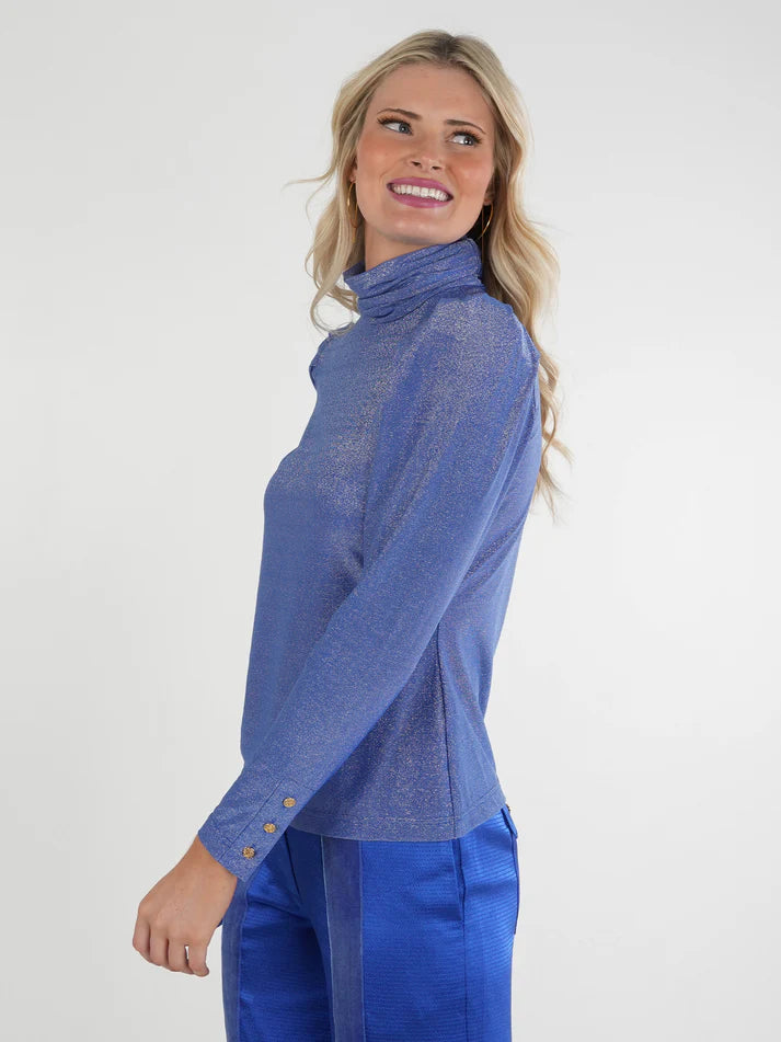 Tessa Turtleneck | Dazzling Blue