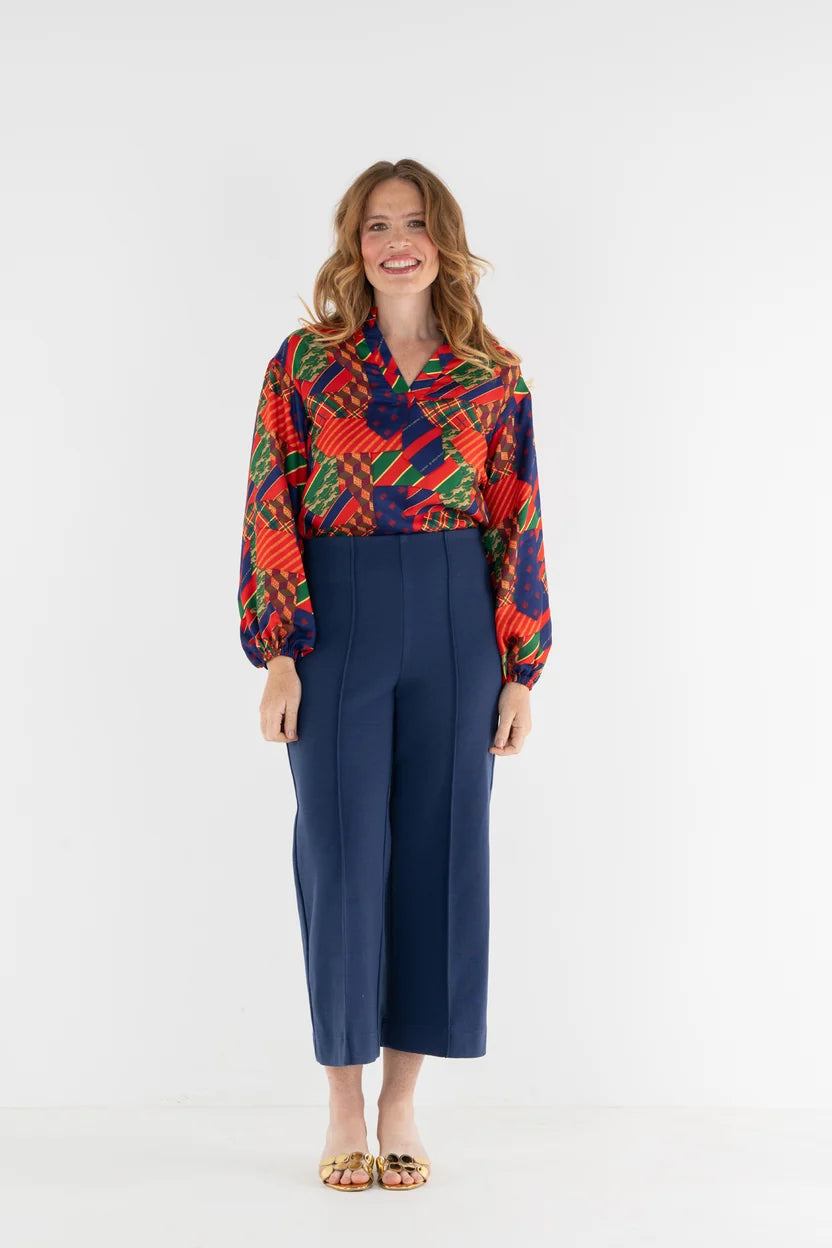 Cropped Piper | Twilight Blue