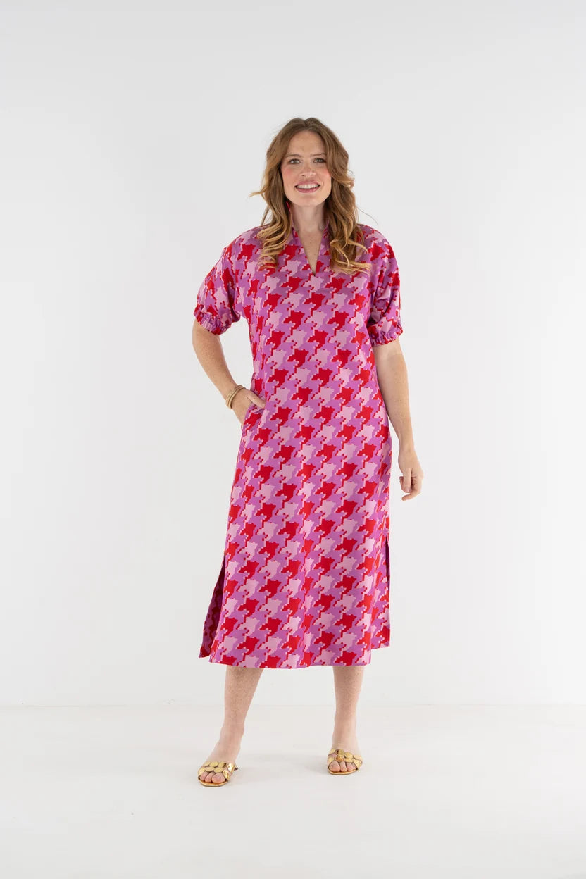 Poppy Maxi | Houndstooth