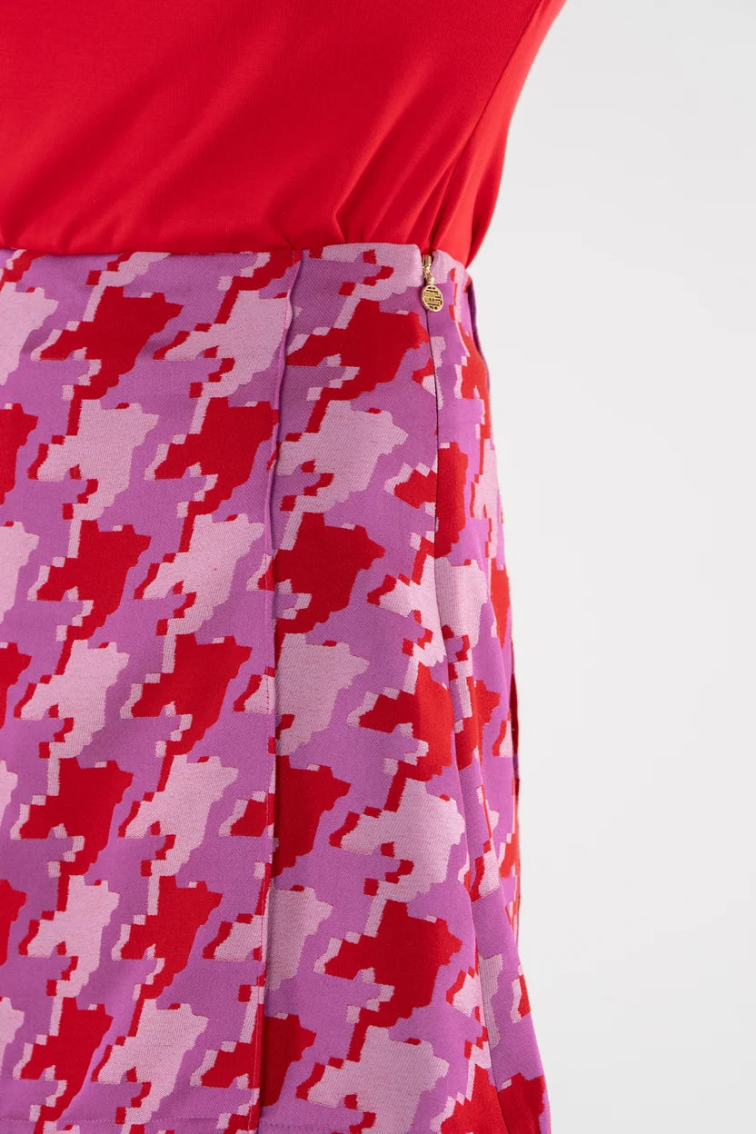 Social Skirt | Houndstooth