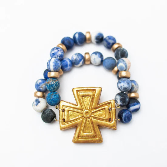 Blue Sodalite Anna Cross