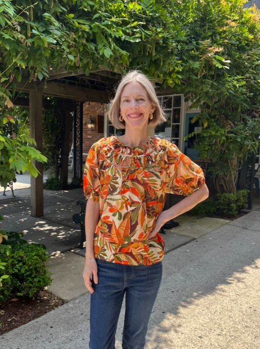 Fall Floral Top