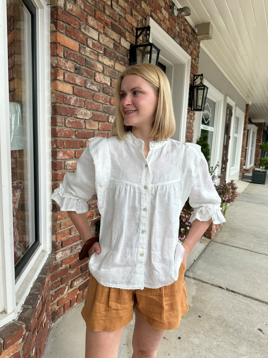 Folk Linen Shirt