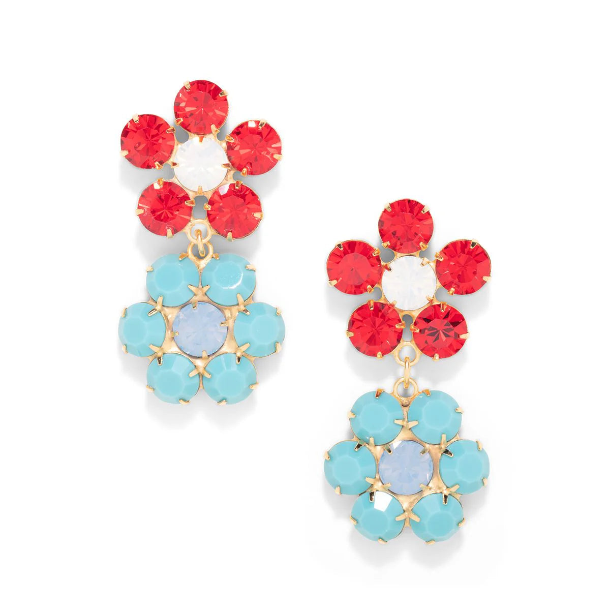 Dangle Gem Earring | Ruby