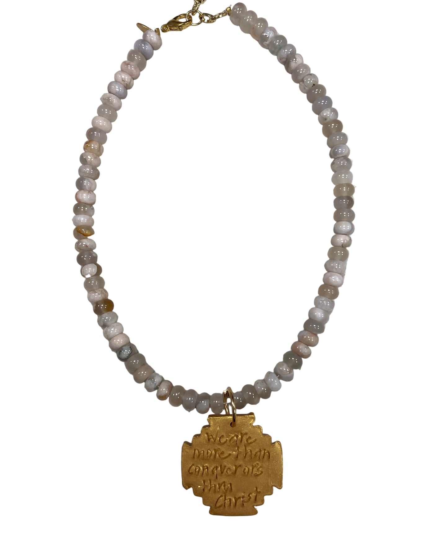 Jerusalem Cross Necklace | Neutral