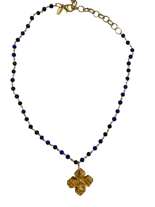 Small Kait Necklace| Blue
