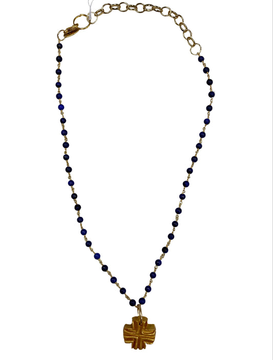 Small Julia Necklace | Blue