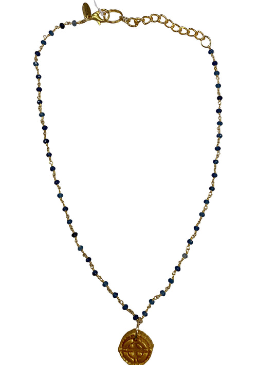 Small Annette Necklace | Blue