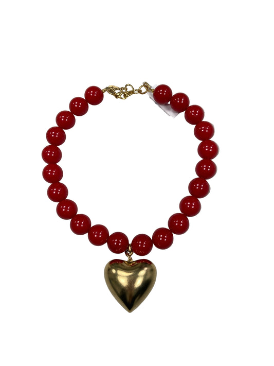 Heart Necklace | Red