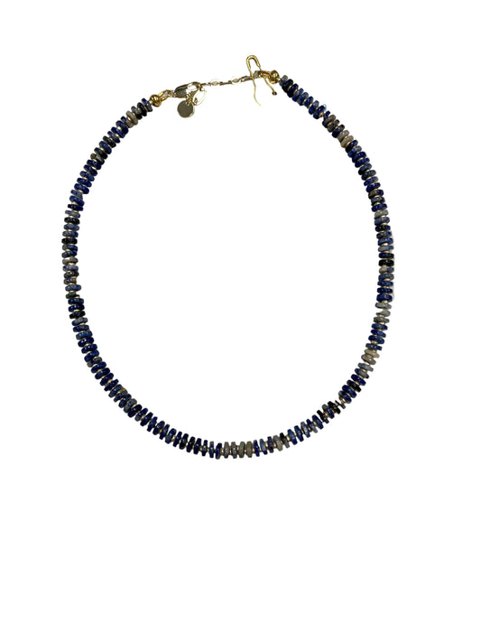 Navy Bead Necklace